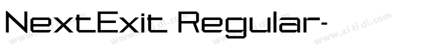 NextExit Regular字体转换